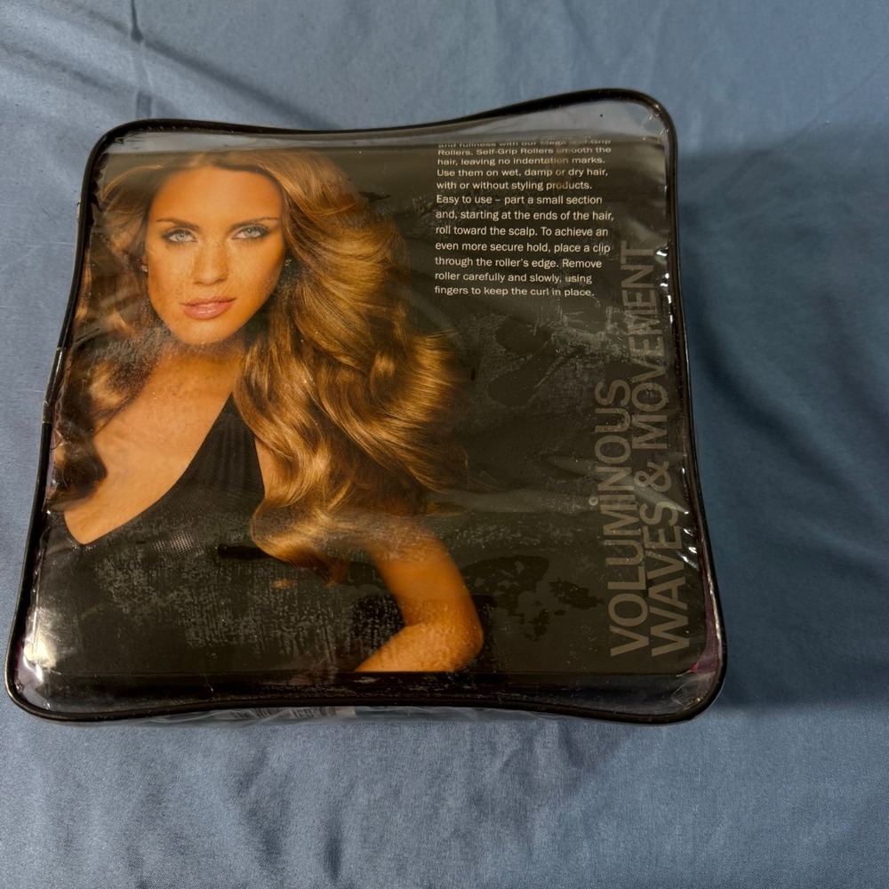 Conair Mega Self Grip Rollers Voluminous Waves Movement Pink Hair Styling - Picture 3 of 5